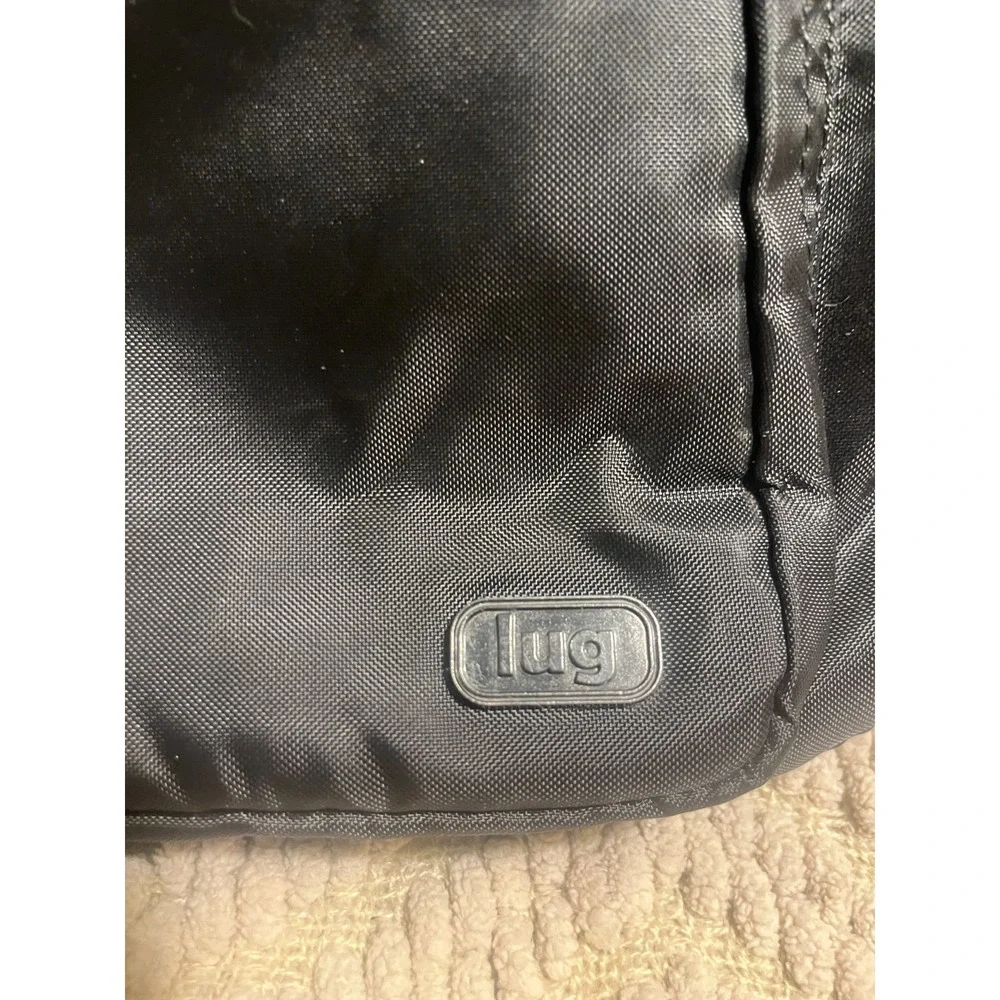 Lug Hatchback 3.0 Backpack Travel Bag Purse in Black with RFID - Unisex EUC - Picture 2 of 9